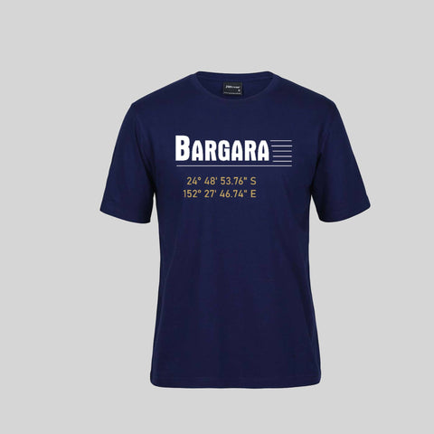 Ladies Short Sleeved Fitted Tshirt  - Bargara GPS Limited Offer