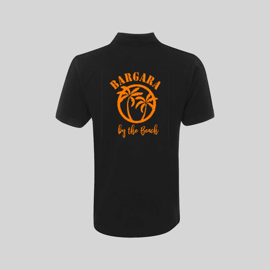 Mens Short Sleeved Polo with pocket- Bargara Palms