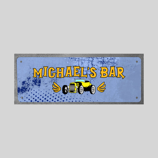 Custom Name Number Plate