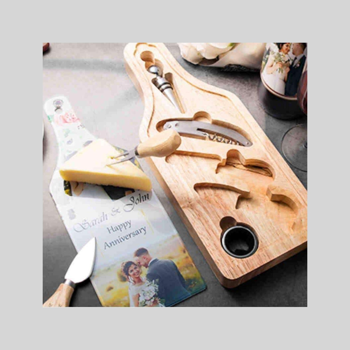 Entertainment Set Corkscrew & Cheese - Customised
