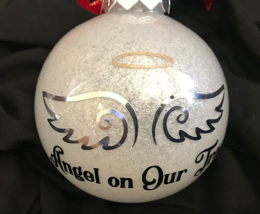 Memorial Glitter Bauble