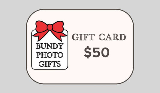Give the Gift of Choice with Bundy PhotoGifts Gift Cards!
