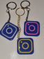 Social Media NFC Keychain