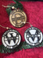 Couples Monogram Christmas Ornament