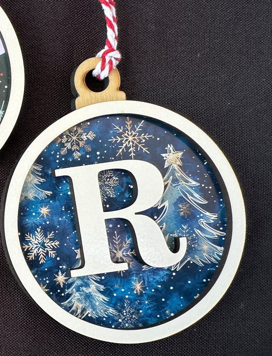 Patterned Initial Ornament