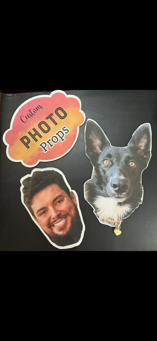 Custom Photo Booth Props Faces