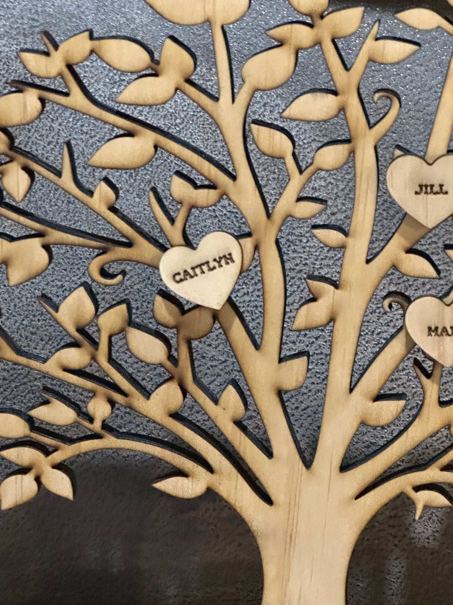 Family Tree with Hearts