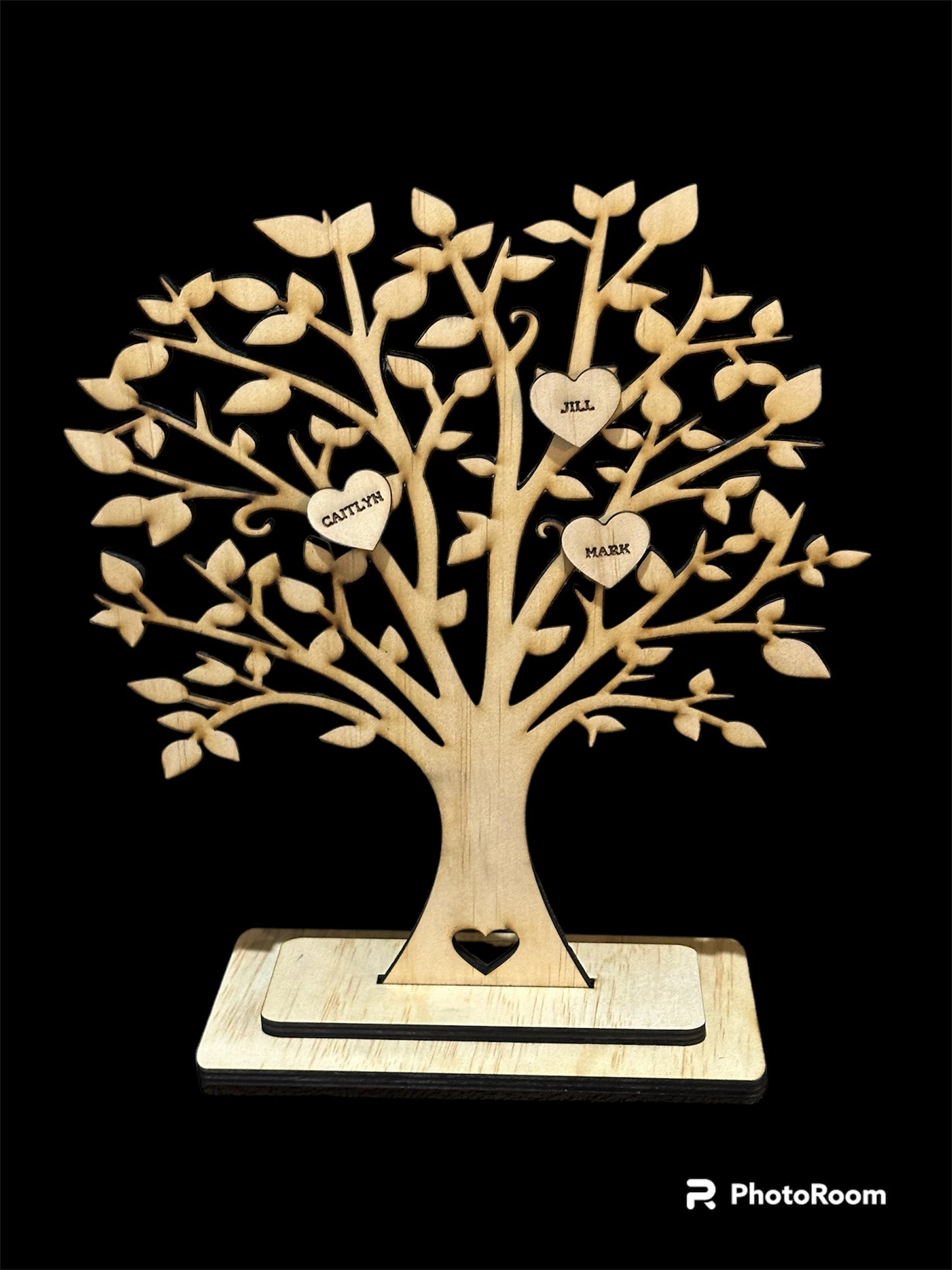 Family Tree with Hearts