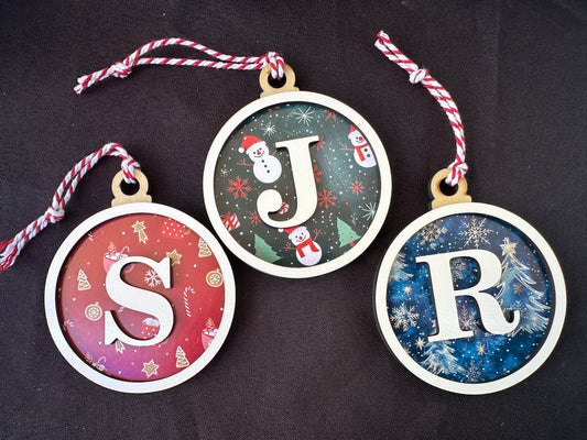 Patterned Initial Ornament