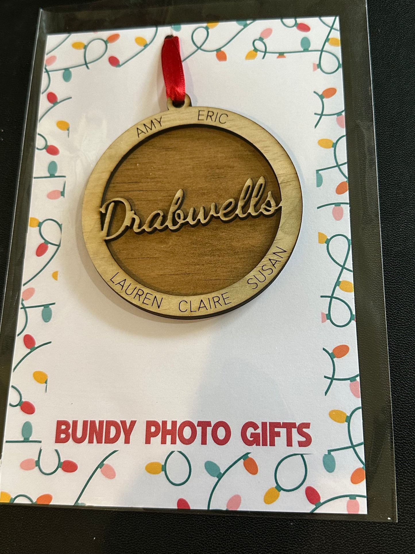 Christmas Round Personalized Ornament