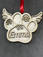 Christmas Pet Paw Personalized Ornament