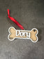 Christmas Pet Paw Personalized Ornament
