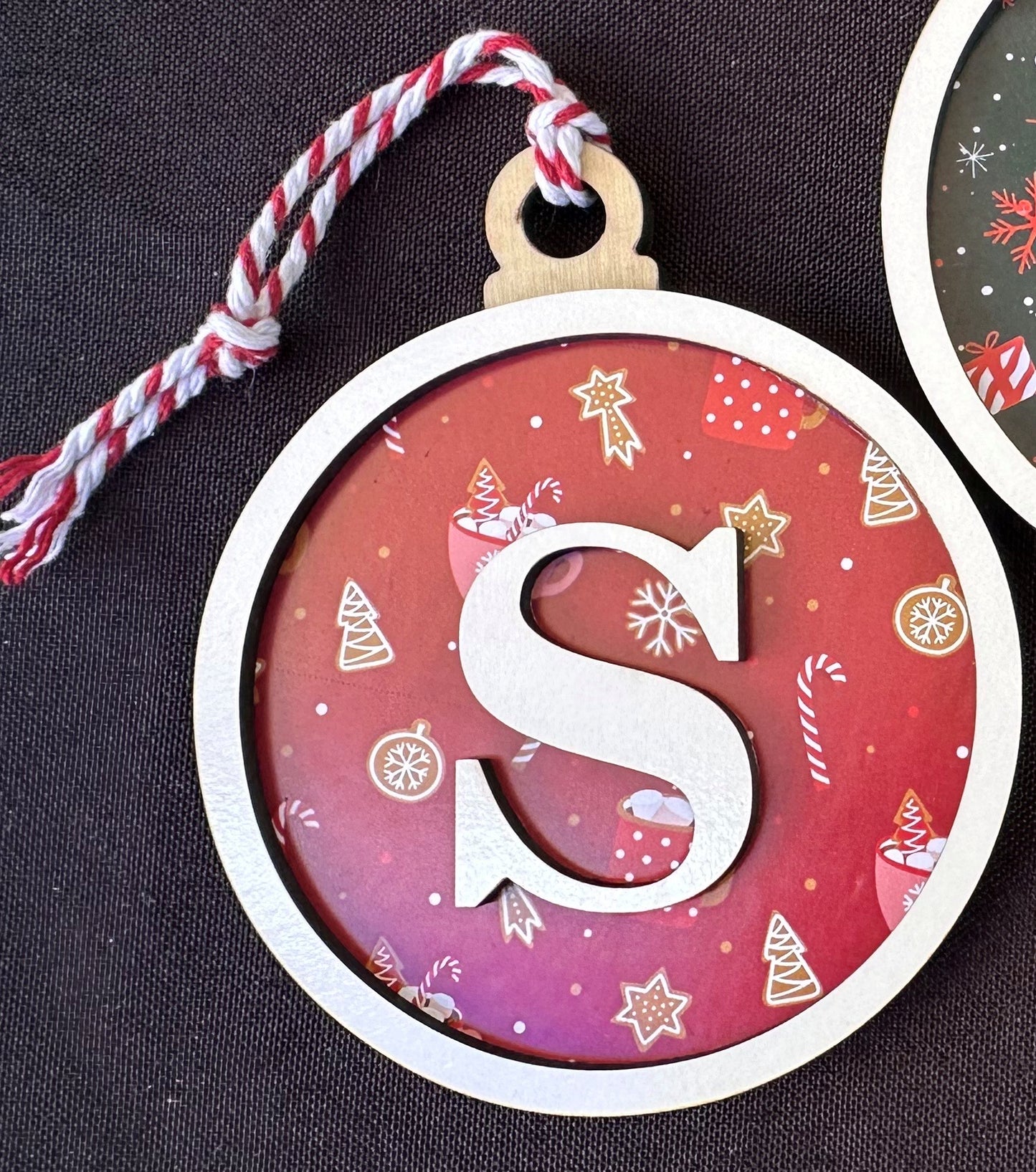 Patterned Initial Ornament