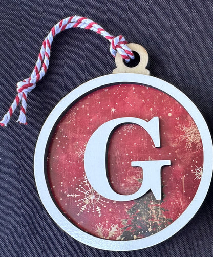 Patterned Initial Ornament
