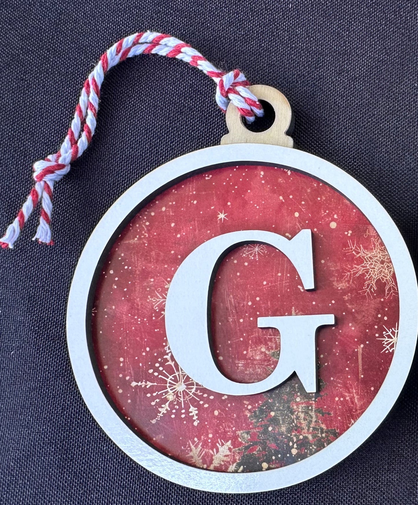 Patterned Initial Ornament