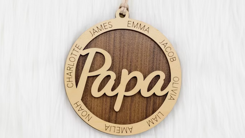 Christmas Round Personalized Ornament