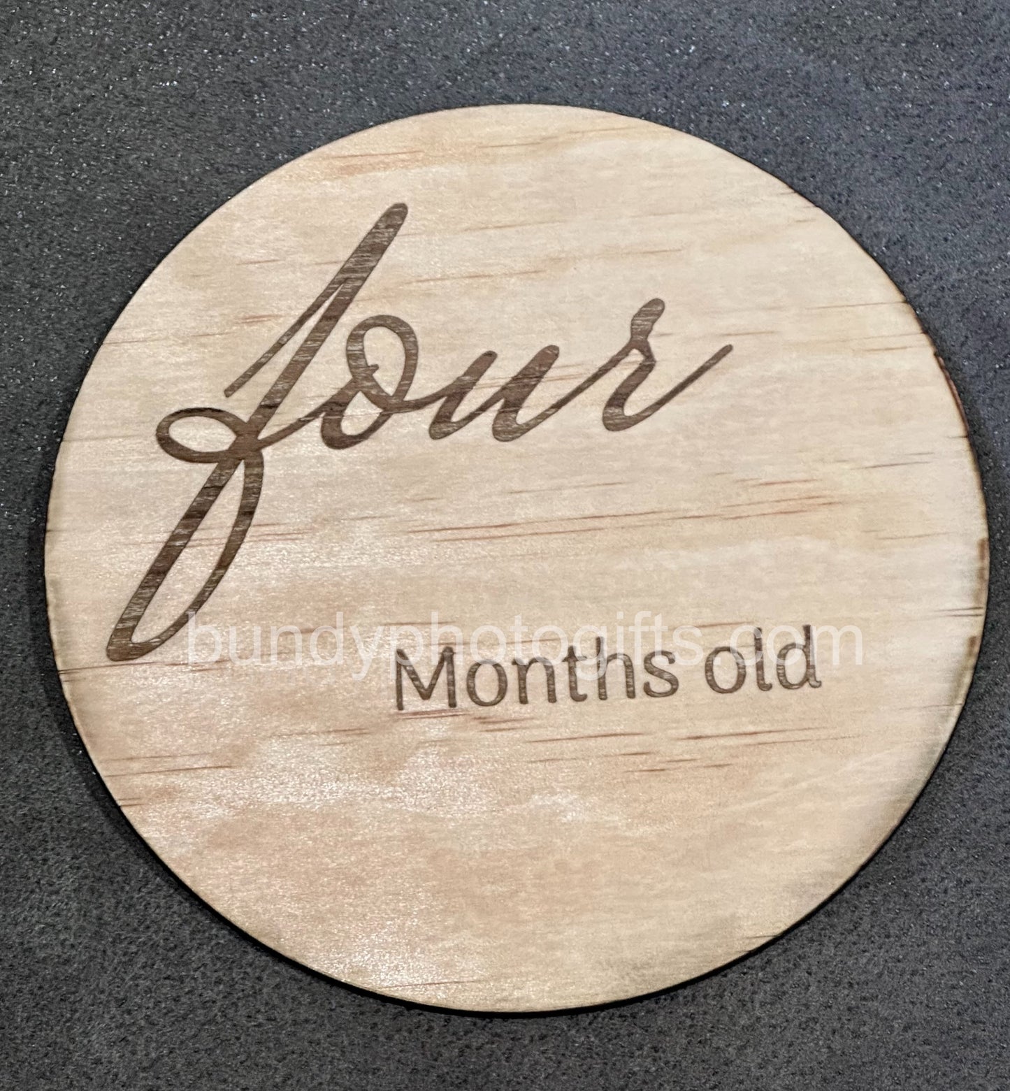 Baby Month Milestone Classic Style Wooden