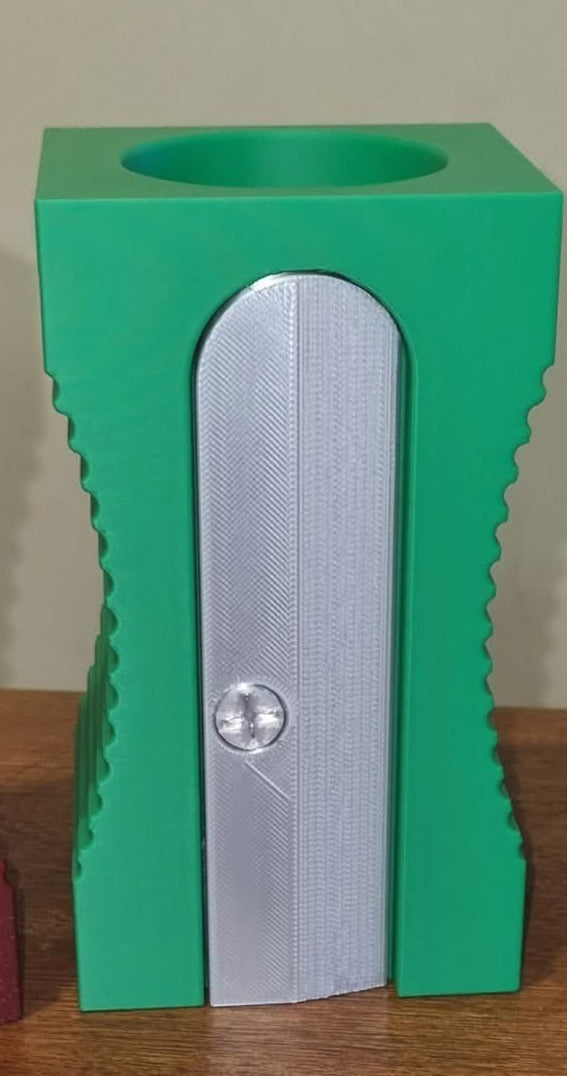Giant "Pencil Sharpener" pencil holder