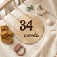 Engraved Pregnancy Announcement Disc Set