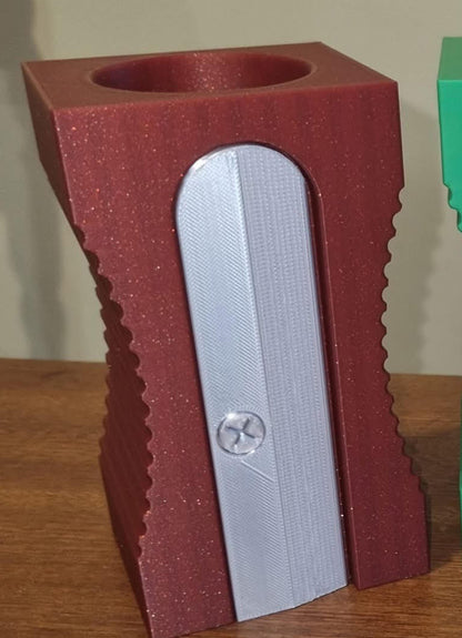 Giant "Pencil Sharpener" pencil holder