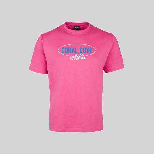 Ladies Short Sleeved Fitted Tshirt   - Coral Cove Hibiscus 2 Limited Offer