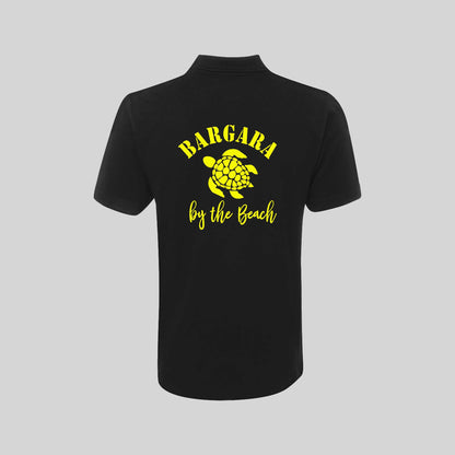 Mens Short Sleeved Polo with pocket - Bargara Turtle