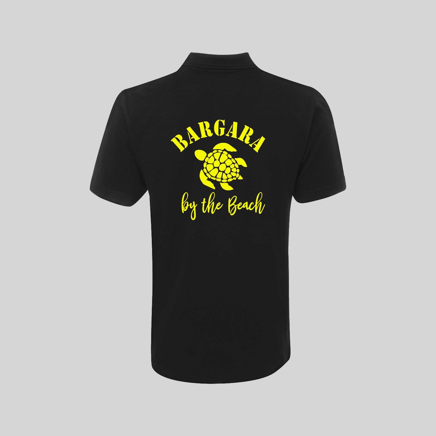 Mens Short Sleeved Polo with pocket - Bargara Turtle