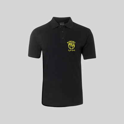 Mens Short Sleeved Polo with pocket- Bargara Palms