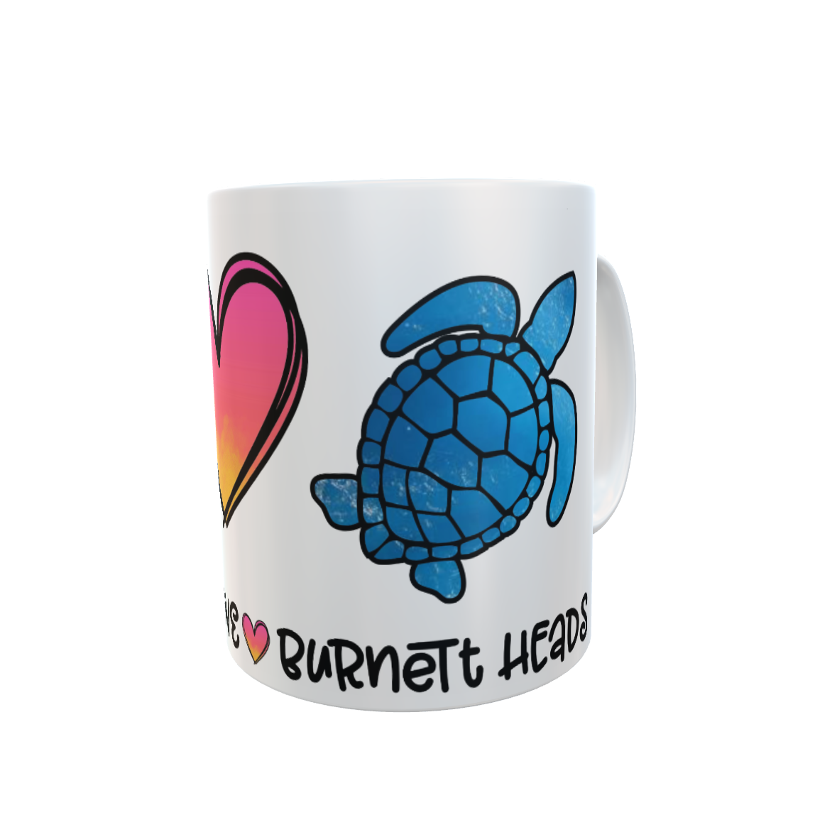 Peace Love Bargara 11 oz Ceramic Mug
