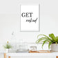 Wall Art - Get Naked - Funny Bathroom Art