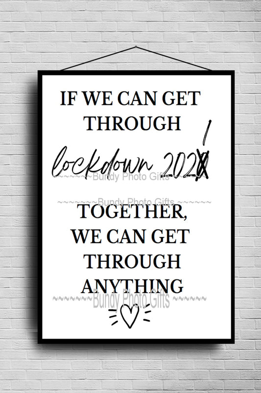 Wall Art - Lockdown 2021- Funny Art