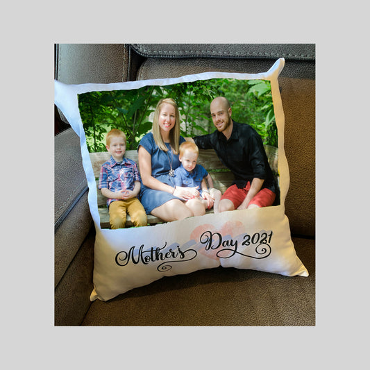 Mother's Day 2025 cushion with heart