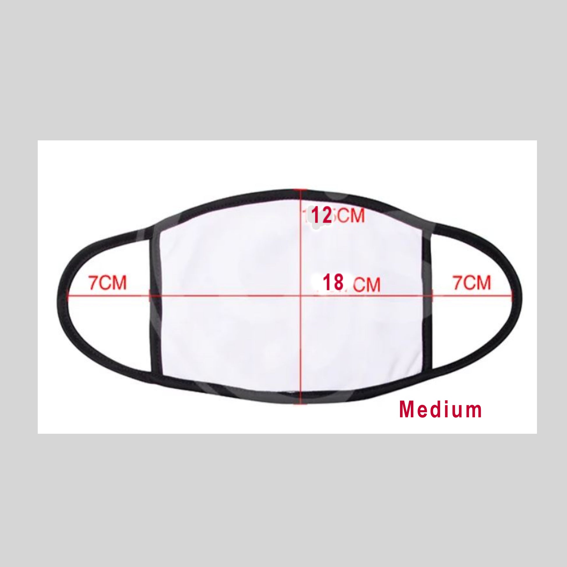 Custom Design face mask adult medium