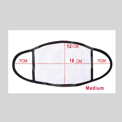Custom Design face mask adult medium