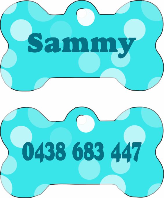 Bone Shaped Pet Tag