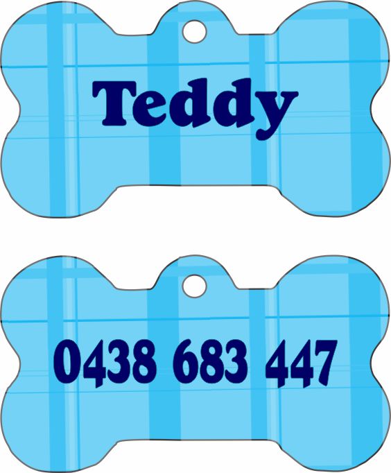Bone Shaped Pet Tag