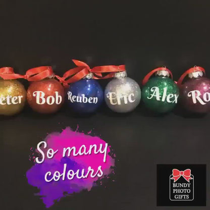 Christmas baubles