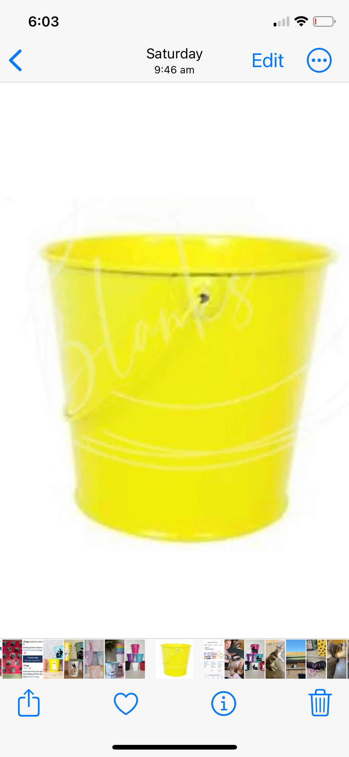 Easter Bucket Personalised