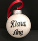 Christmas Pet Glitter Bauble