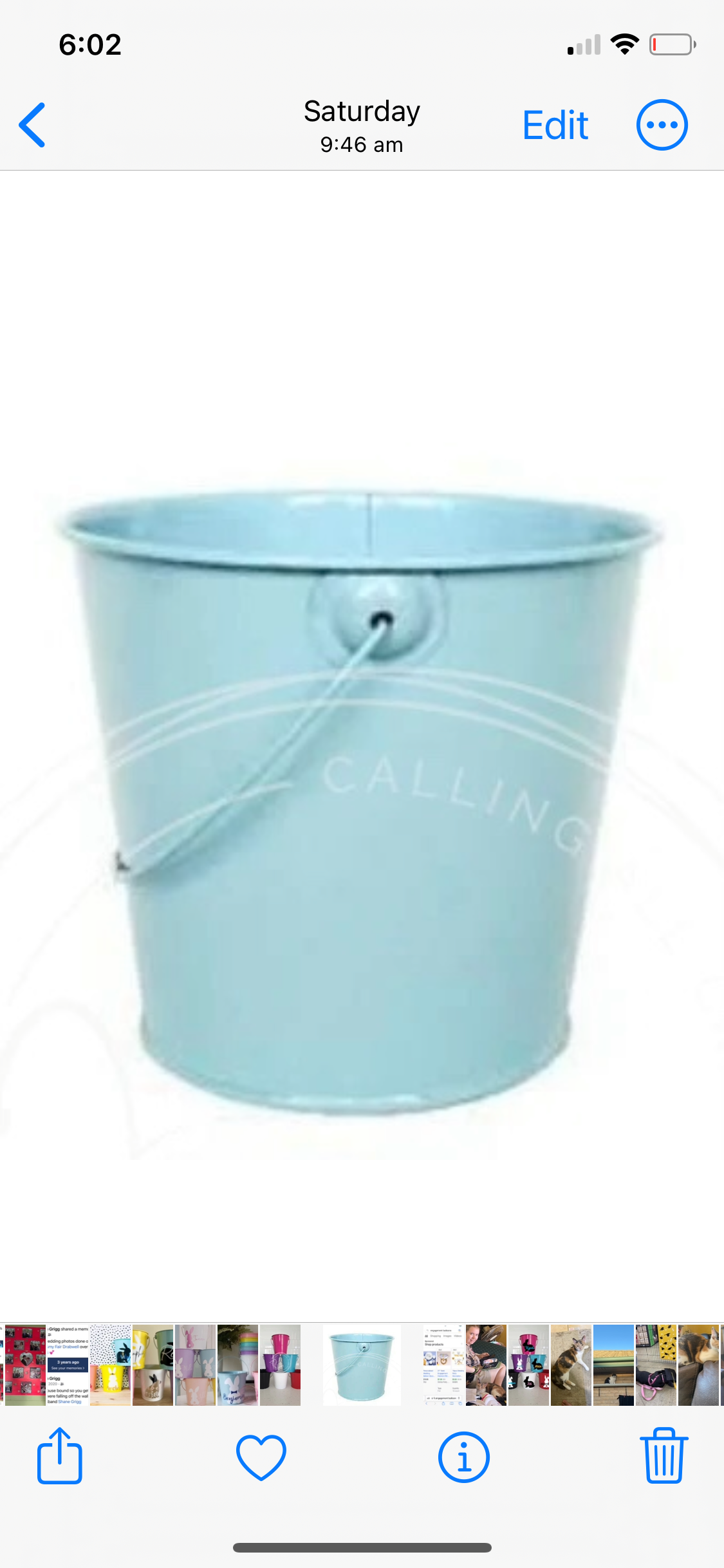 Easter Bucket Personalised