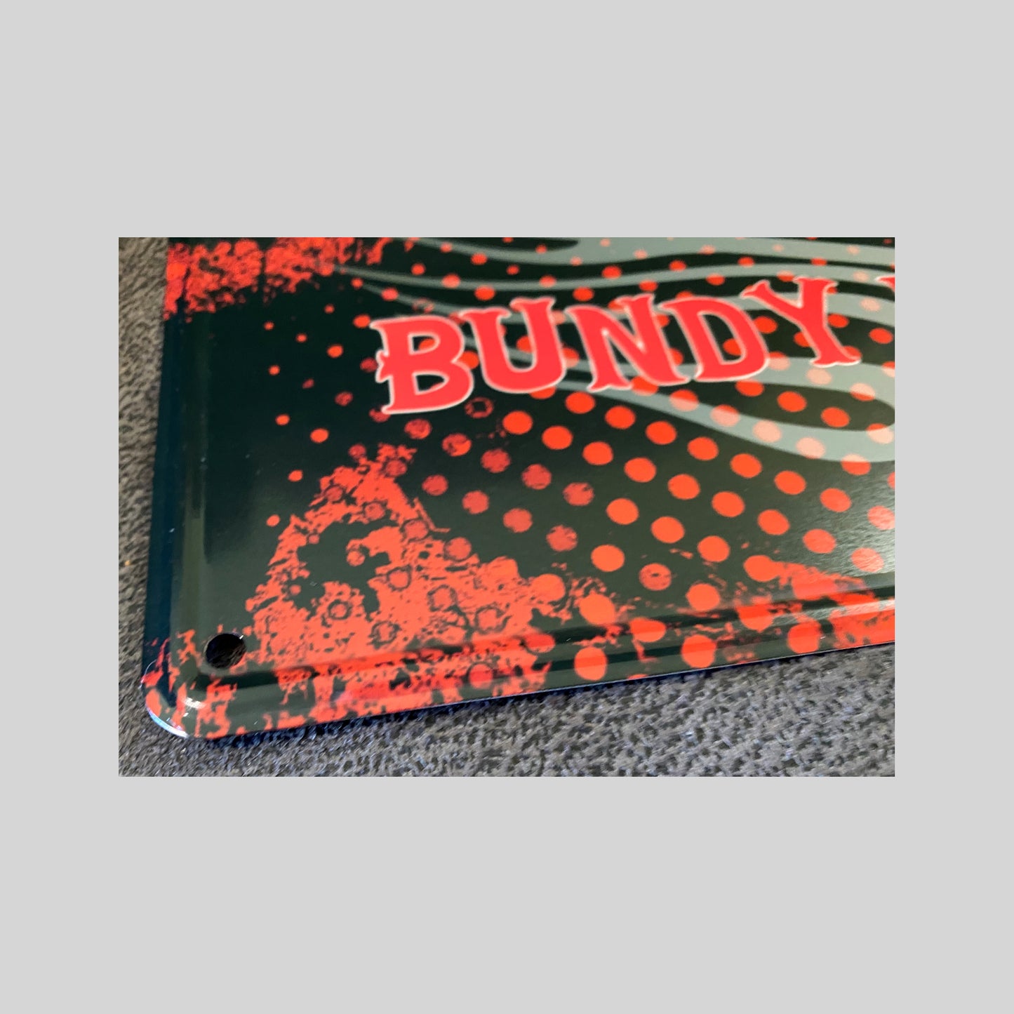 Custom Name Number Plate