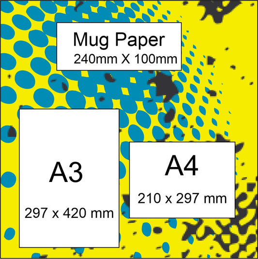 Sublimation Transfers printed with your artwork